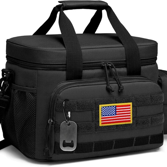 Tactical Lunch Box for Men - Tacticism 30 Cans Leakproof Lunchbox, Insulated Lun